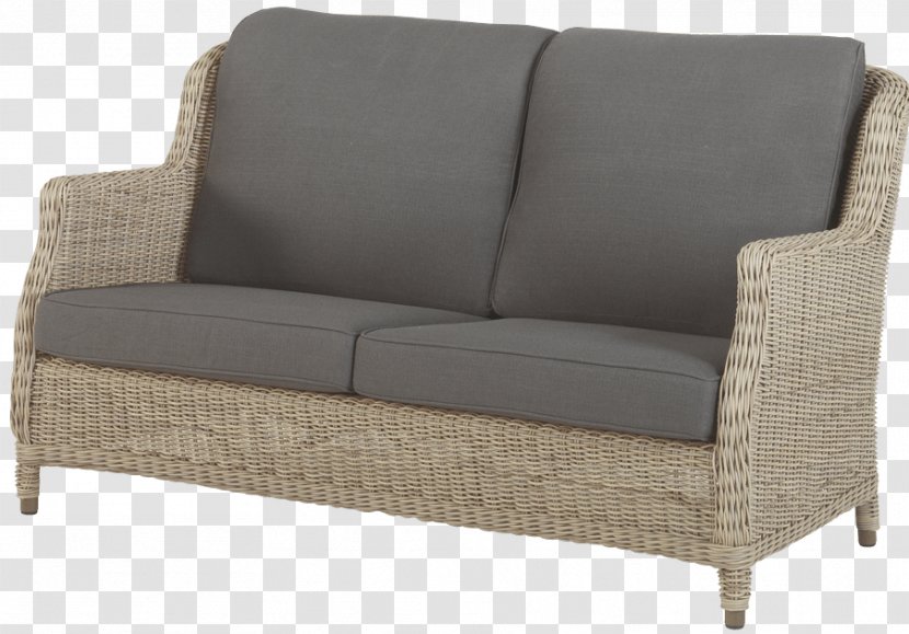 Garden Furniture Polyrattan Couch - Chair Transparent PNG
