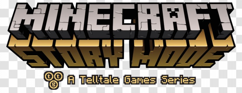Minecraft: Story Mode Logo Telltale Games PlayStation 3 GIF - Minecraft Transparent PNG