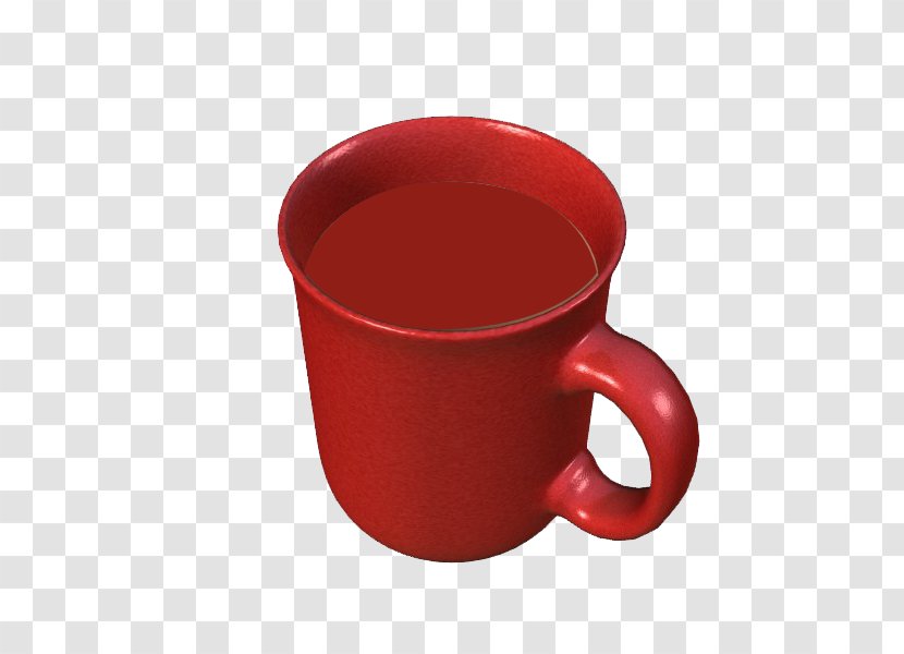 Coffee Cup Red Glass - Mug - Empty Transparent PNG
