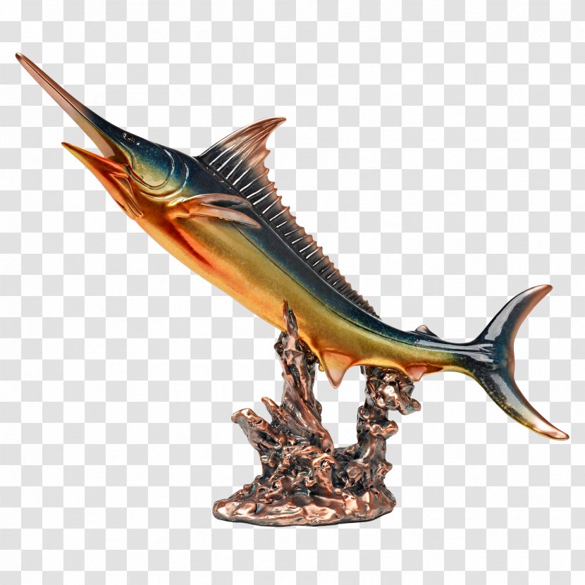 Bronze Sculpture Hunting Figurine - Swordfish Transparent PNG