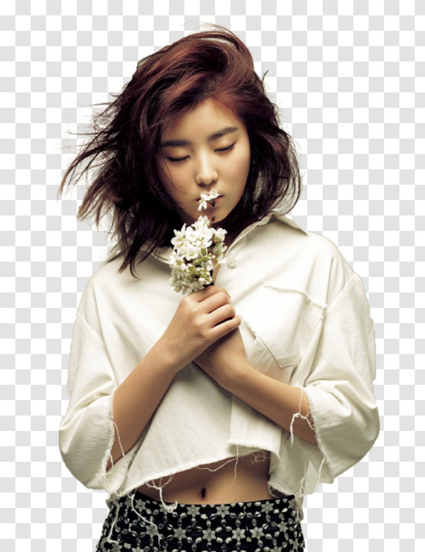 Kwon So-hyun South Korea 4Minute K-pop - Silhouette - Flower Transparent PNG
