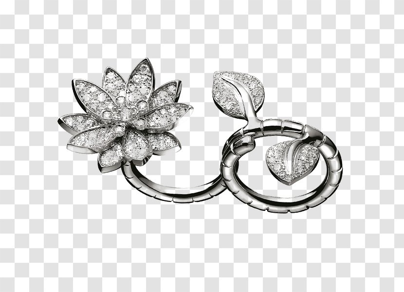 Earring Van Cleef & Arpels Jewellery Wedding Ring - Lotus Transparent PNG