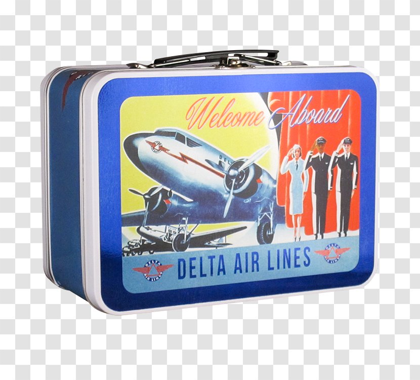 Delta Air Lines Travel Airline Advertising Hand Luggage - Airplane Transparent PNG