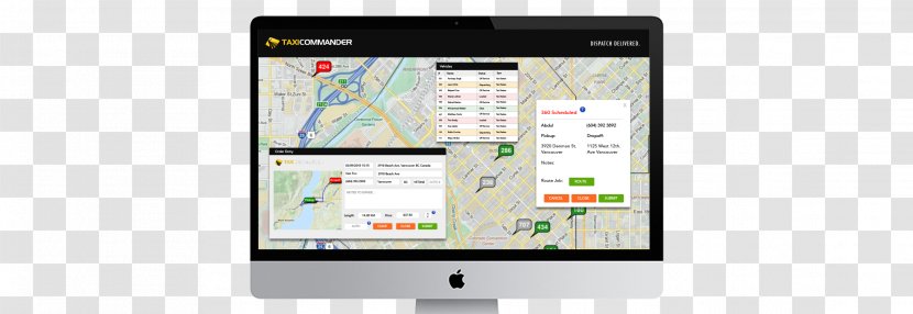 Taxi Smartphone Dispatcher Computer Software - Portable Media Player - 911 Rescue Simulator 2016 Transparent PNG