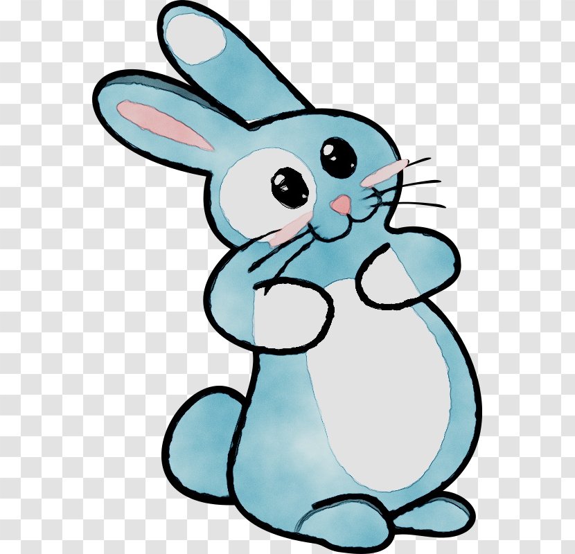 Domestic Rabbit Clip Art Hare Whiskers Cartoon - Easter Bunny Transparent PNG