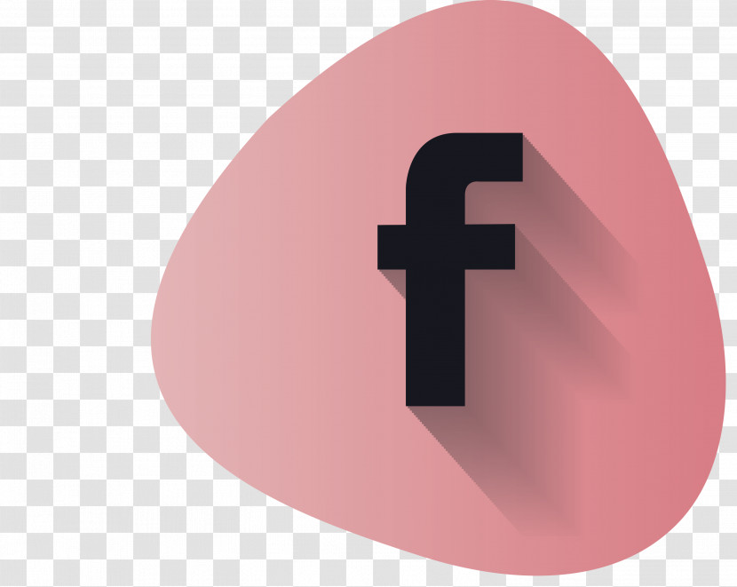 Facebook Pink Logo Transparent PNG