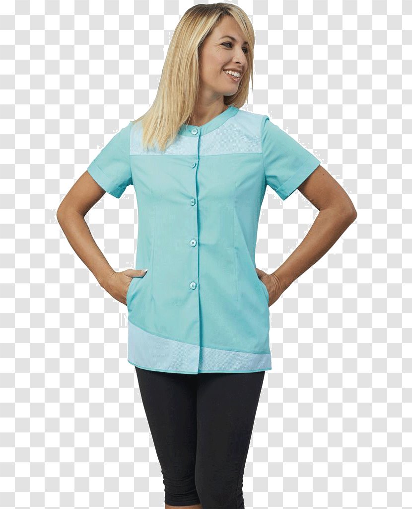 Sleeve Casacca School Uniform Apron - Neck - Dress Transparent PNG