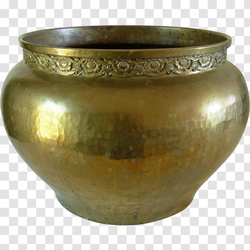 Gift 22 December Ceramic Vase Cachepot - Brass Transparent PNG
