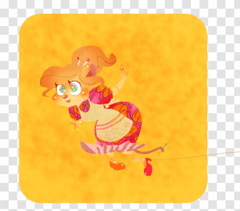 Illustration Cartoon Character Textile Animal - Bead Button Transparent PNG