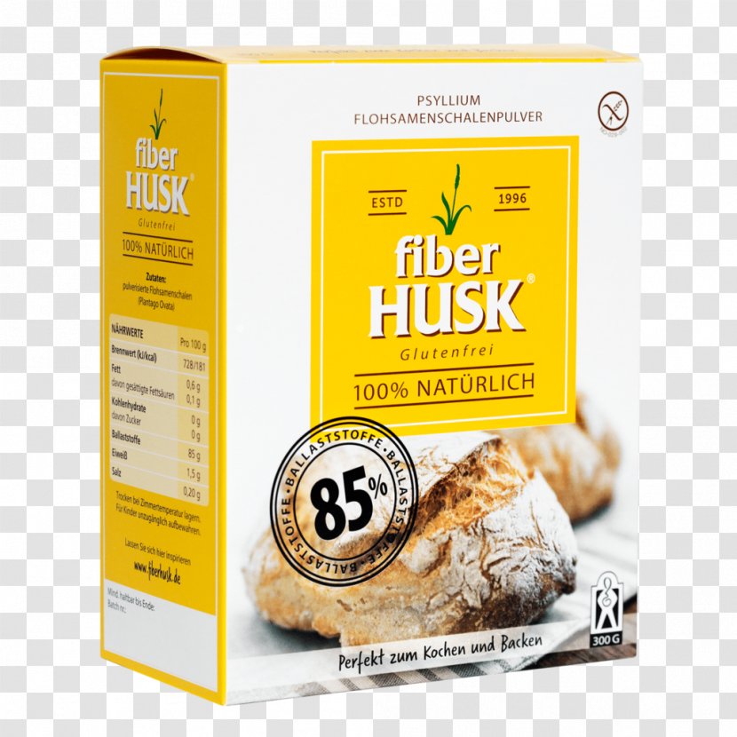 Psyllium Dietary Fiber Gluten Husk Low-carbohydrate Diet - Elintarvike - Bread Transparent PNG