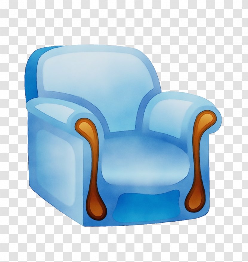 Chair Furniture Blue Clip Art Club - Plastic Transparent PNG