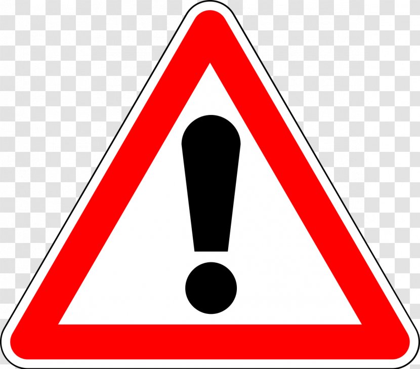 Warning Sign Traffic Road - Area - Caution! Transparent PNG