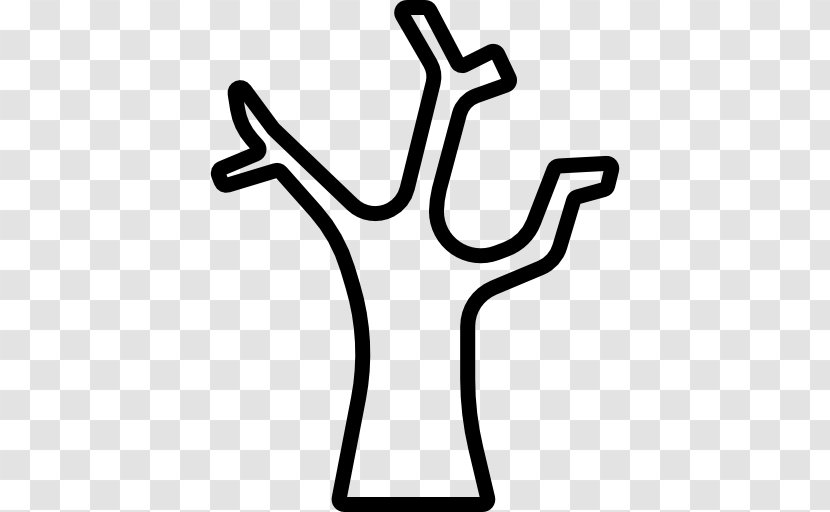 Finger Line Tree White Clip Art Transparent PNG