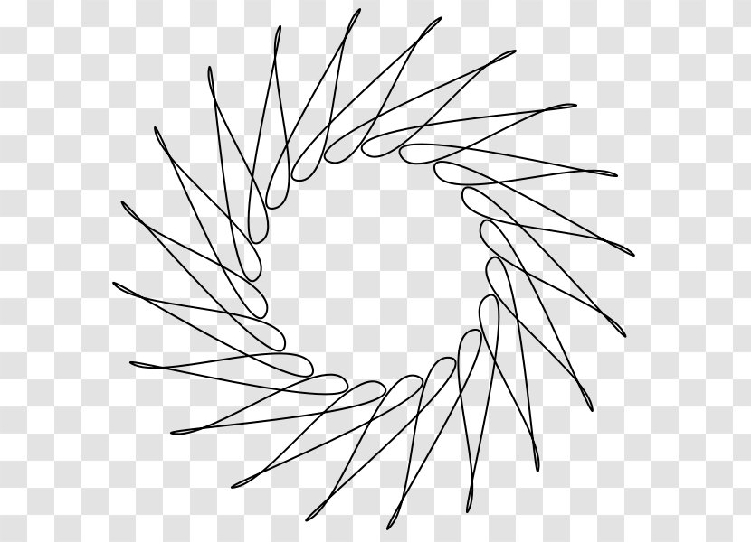 Twig Plant Stem Leaf Line Art Clip - White - Star Draw Transparent PNG