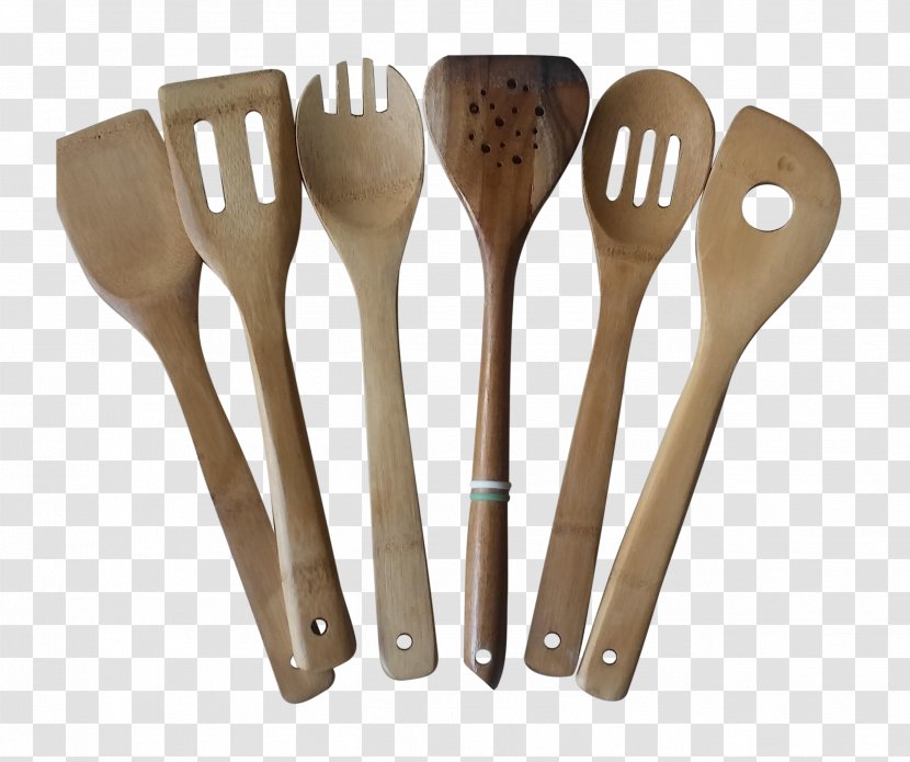 Wooden Spoon Cutlery Fork Tableware - Utensils Transparent PNG