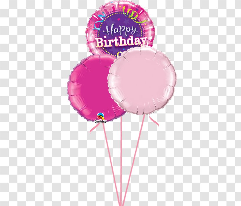 Balloon Birthday Party Pink Sweet Sixteen - Gas Transparent PNG