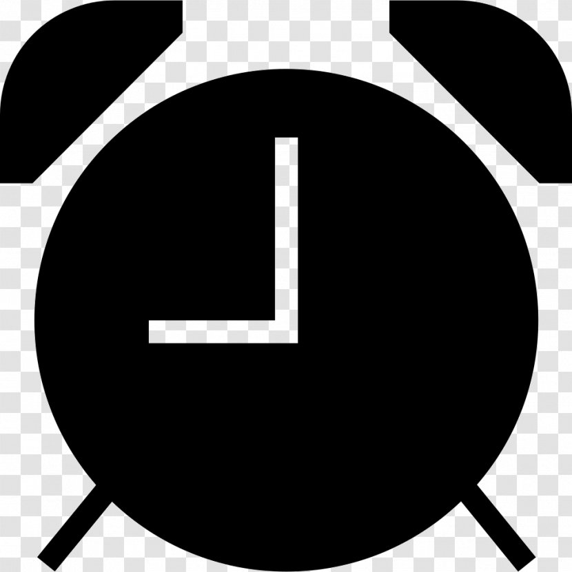 Alarm Clocks Clip Art - Silhouette - Clock Transparent PNG