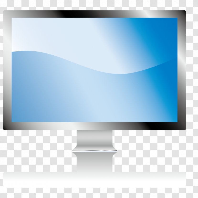 Computer Monitor LCD Television Information Technology - Icon - Hand-drawn Transparent PNG