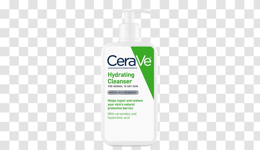 CeraVe Hydrating Cleanser Foaming Facial Moisturizing Lotion PM - Cerave Transparent PNG