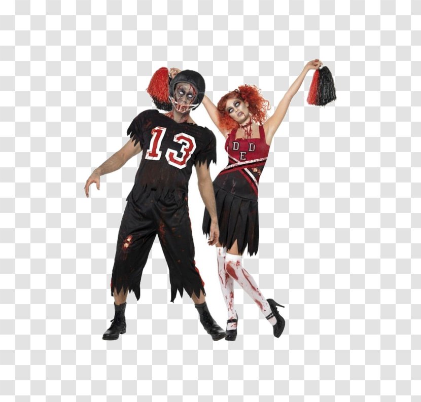 Halloween Costume Football Player Party Cheerleading Transparent PNG