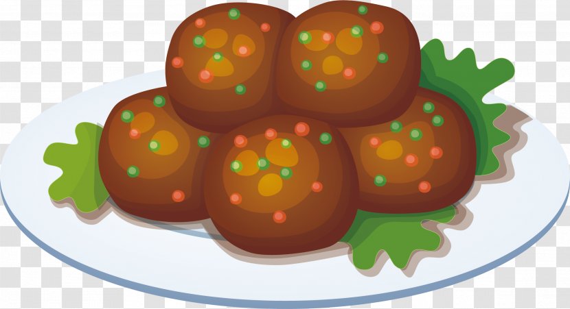 Spaghetti With Meatballs Pasta Italian Cuisine Pork Ball - Chocolate - Meatball Food Transparent PNG