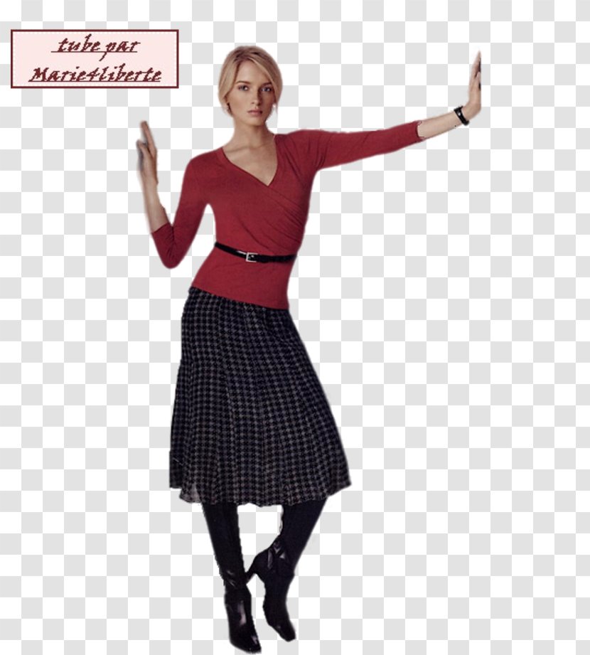 Waist Dress Tartan Skirt Pattern - Outerwear Transparent PNG