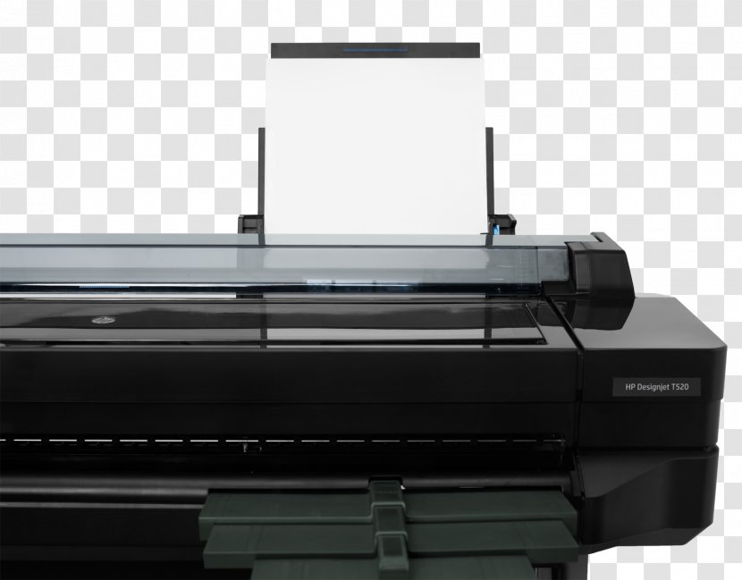 Hewlett-Packard HP DesignJet T520 Wide-format Printer Plotter - Laser Printing - Kurze Zusammenfassung Transparent PNG