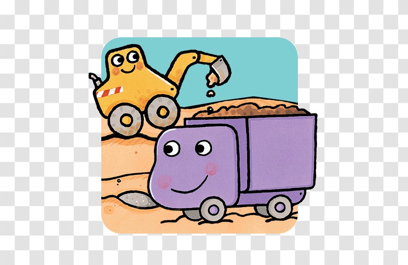 Digger And Skip (Read Aloud) Board Book Picture - Heart Transparent PNG