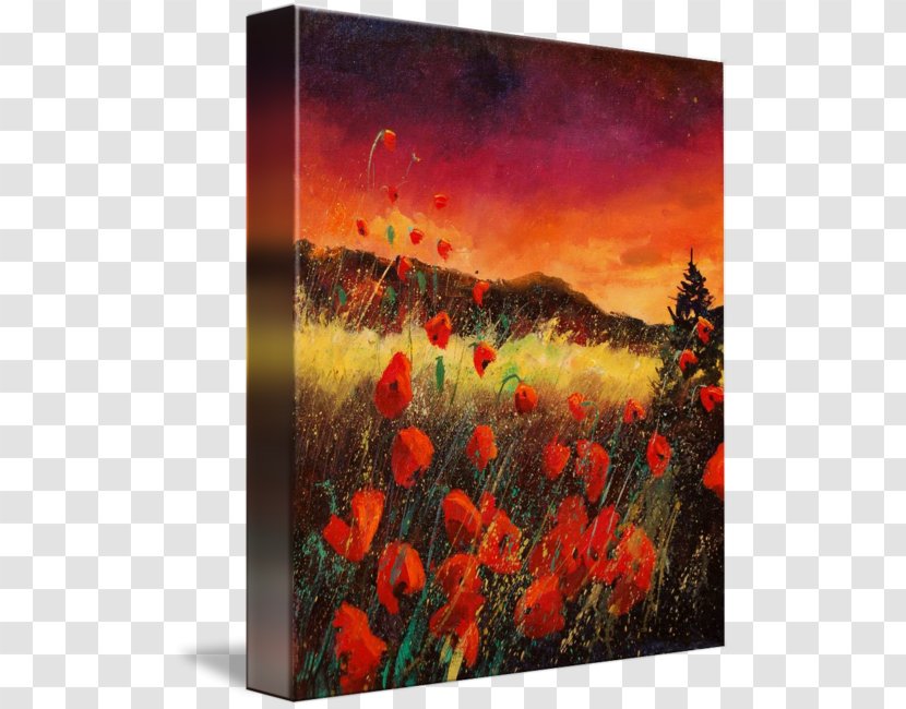 Watercolor Painting Oil Art Watercolour Flowers - Red Sunset Transparent PNG
