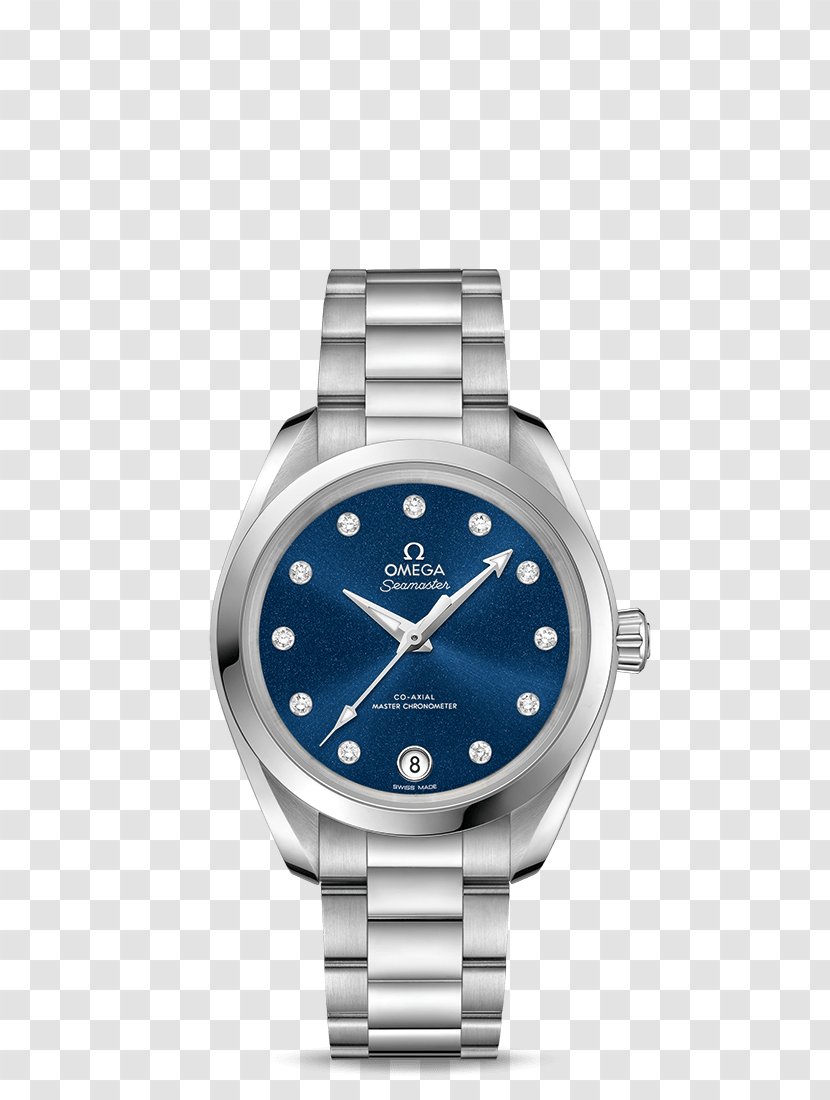 Omega Seamaster SA Chronometer Watch Coaxial Escapement - Cobalt Blue - Kenny Transparent PNG
