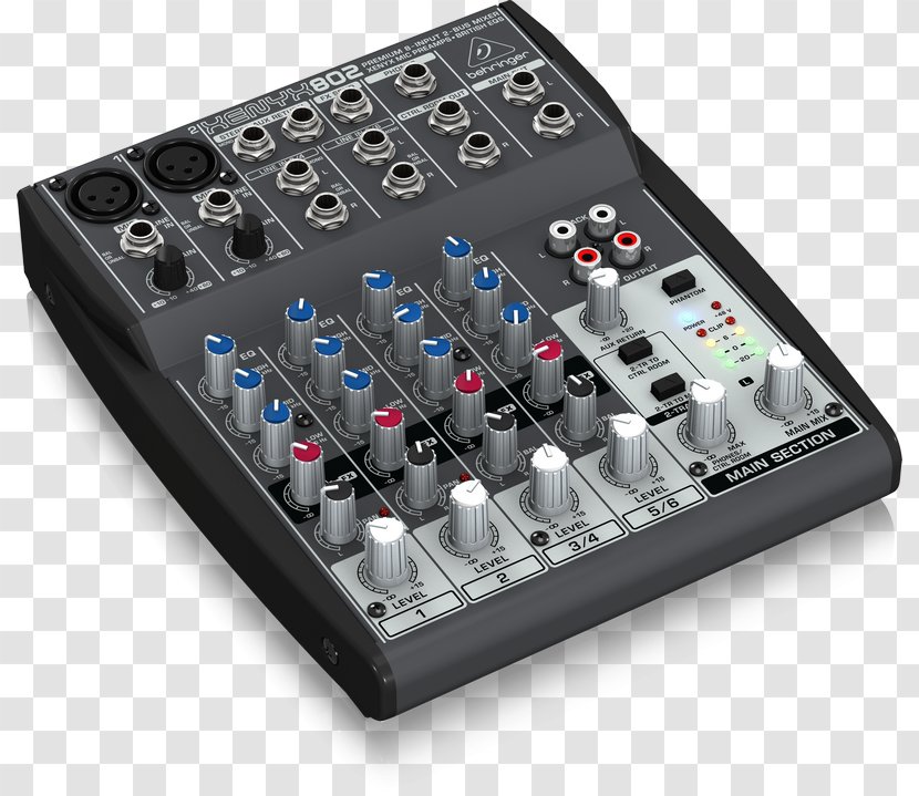 Microphone Behringer Xenyx 802 Audio Mixers BEHRINGER XENYX 1002FX - Cartoon - Yamaha Mixer Transparent PNG