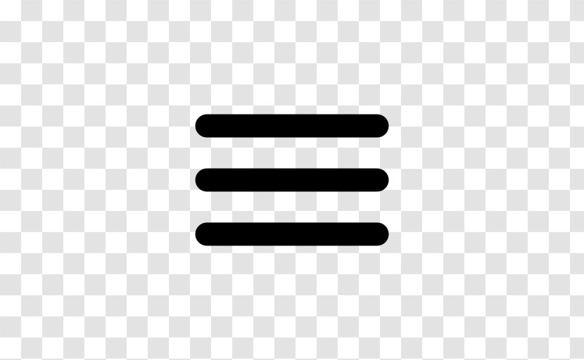 Hamburger Button Icon Design Web Typography - Bar Transparent PNG