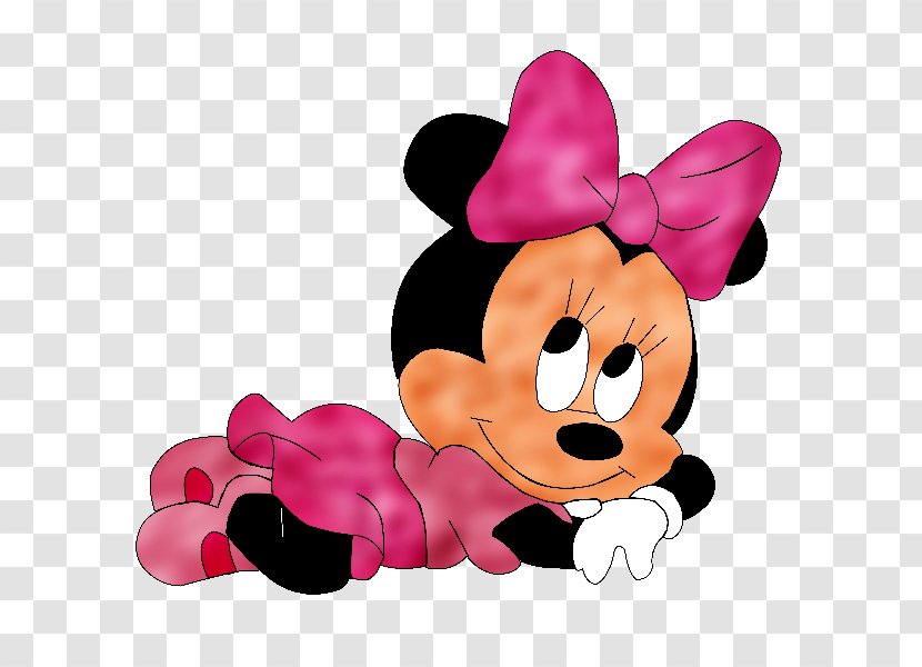 Minnie Mouse Mickey Infant Clip Art - Magenta Transparent PNG