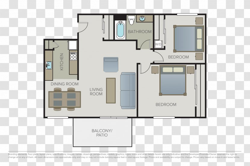Cupertino Apartment Floor Plan Luxury Facade - Schematic - Accessible Toilet Transparent PNG