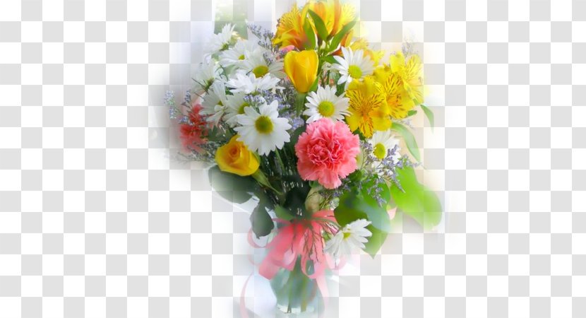 Flower Bouquet Birthday Wedding Bride - Artificial Transparent PNG