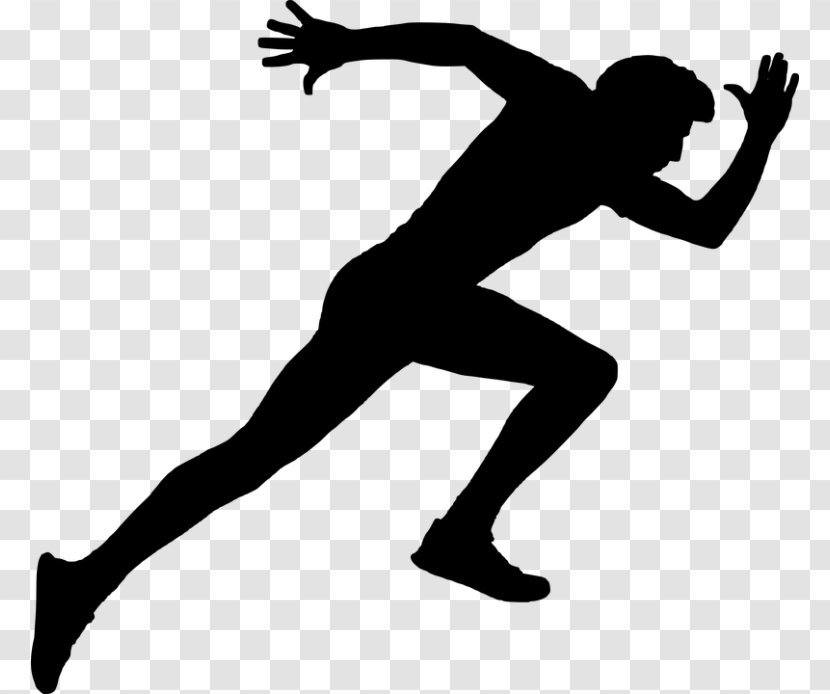 Sprint Long-distance Running Track & Field - Frame - Silhouette Transparent PNG