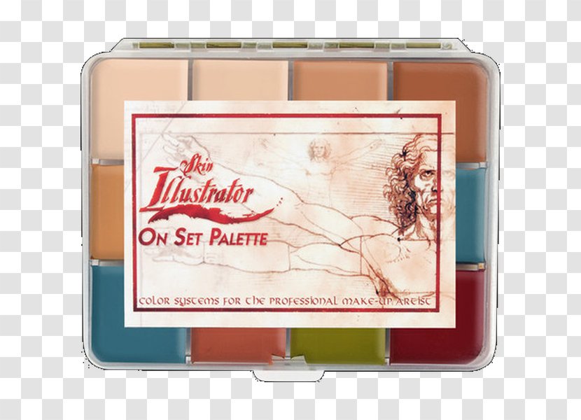 Illustrator Palette Make-up Special Effects Skin - Film - Continental Shading Transparent PNG