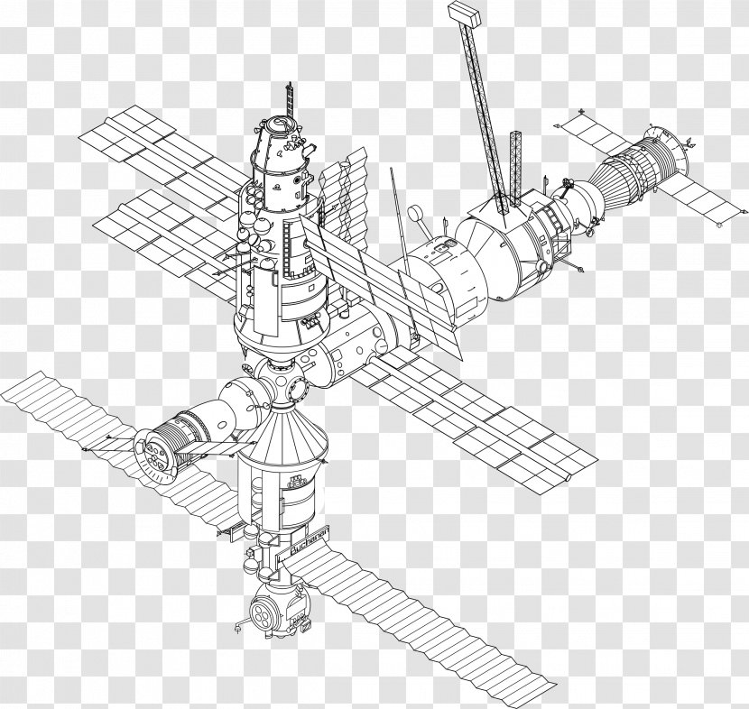 International Space Station Brilliant.org Mir Kerbal Program - Rotating Wheel - Nasa Transparent PNG