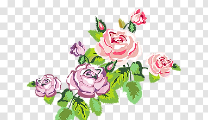 Pink Flower Cartoon - Rose Order - Petal Transparent PNG