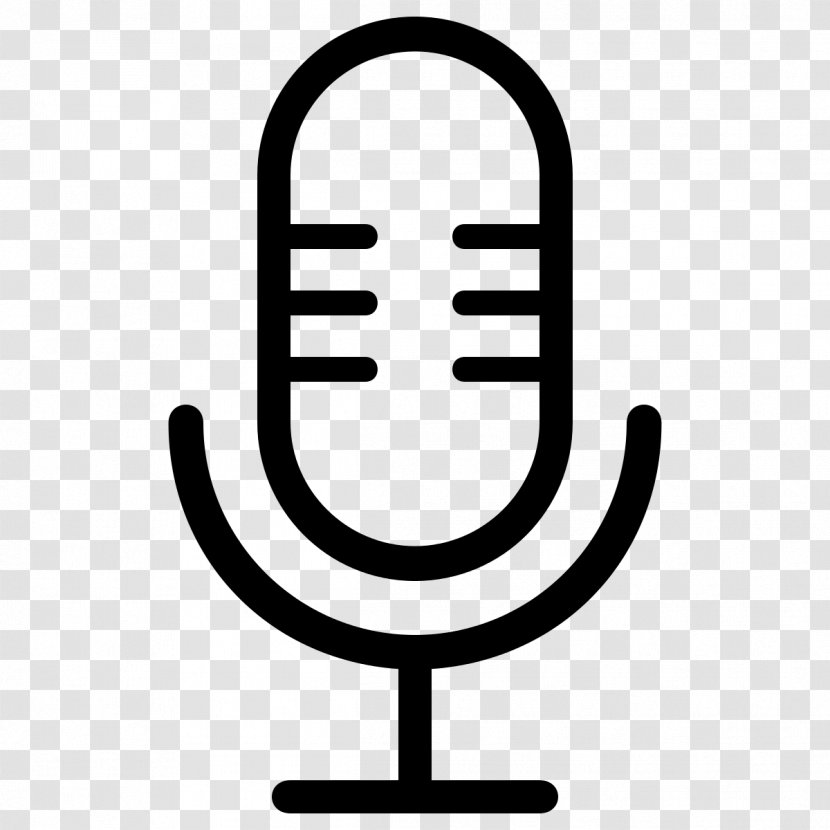 Microphone Podcast - Silhouette Transparent PNG