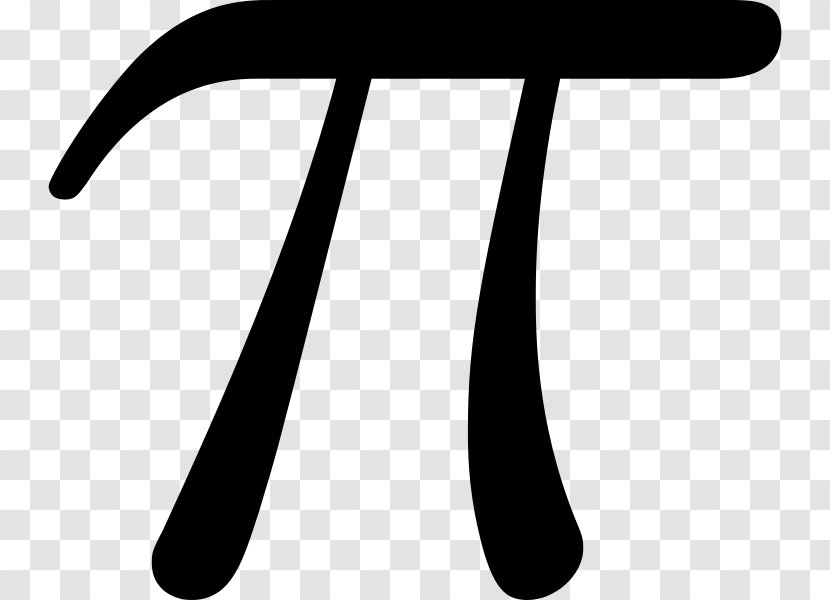 Pi Day Mathematics Science Constant - Monochrome Transparent PNG