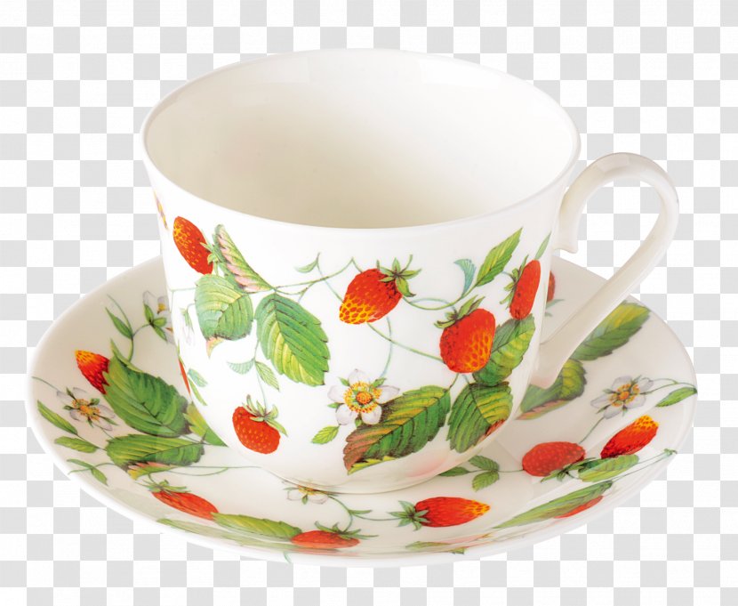 Coffee Cup Saucer Porcelain Mug - Dishware Transparent PNG