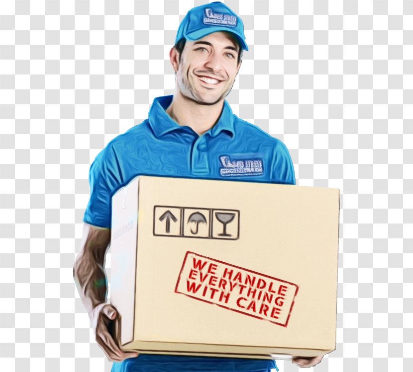 Job Package Delivery Signage - Watercolor Transparent PNG