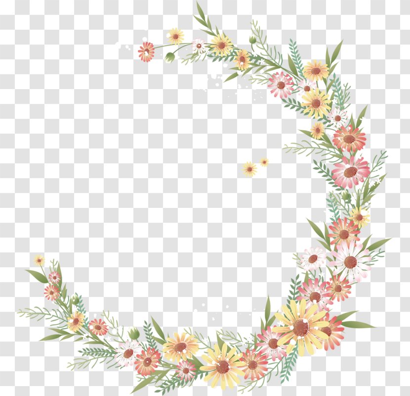 Flower Photography Watercolor Painting Clip Art - Twig - Wreath Transparent PNG