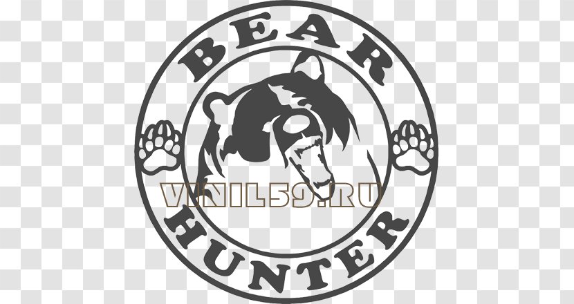 American Black Bear Decal Hunting - Line Art Transparent PNG