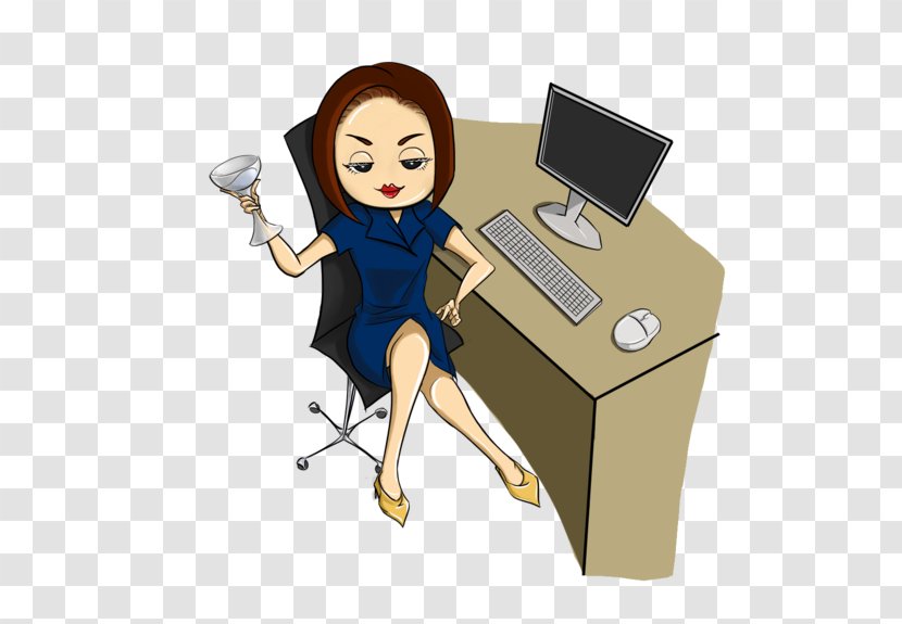 Office Lady Art Mail - Computer Operator - Technology Transparent PNG
