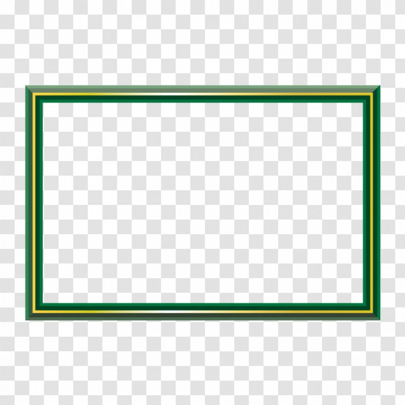 Green Rectangle Clip Art - Vector Frame Transparent PNG