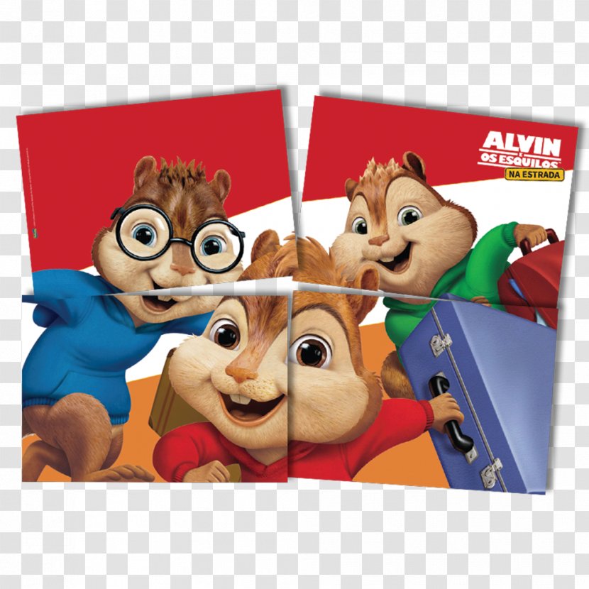 Alvin Seville And The Chipmunks In Film Party Birthday Stuffed Animals & Cuddly Toys - Play - BONECAS Lol Transparent PNG