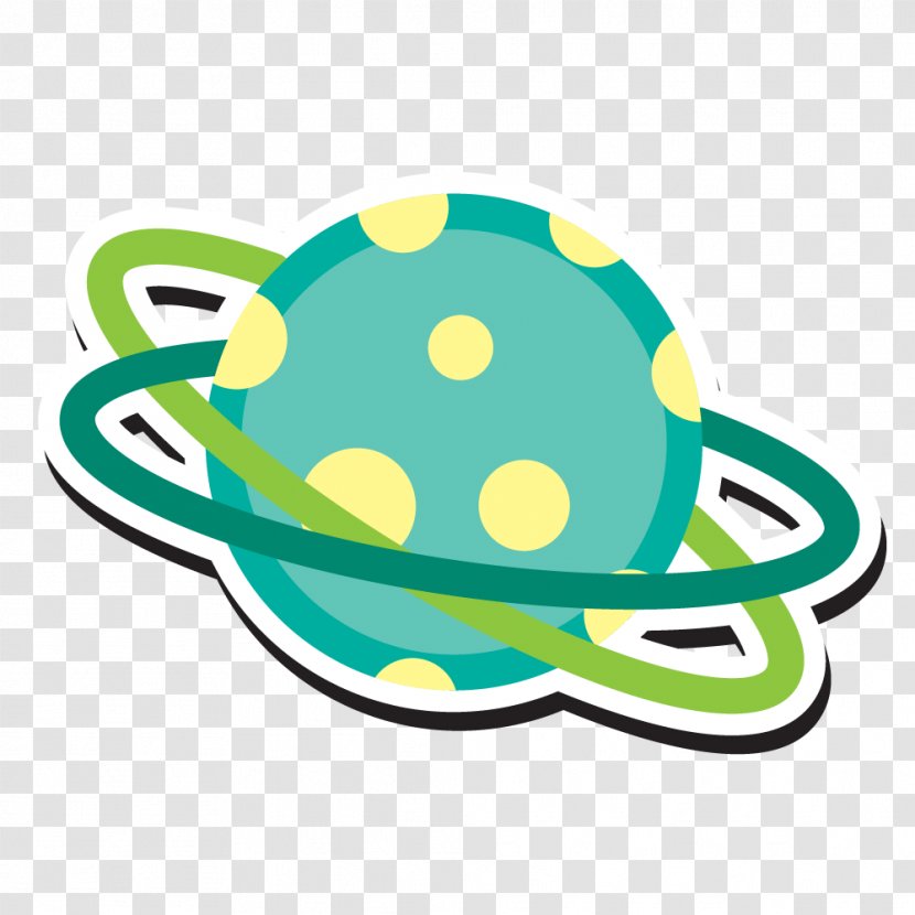 Clip Art - Designer - Planet Green Ring Transparent PNG