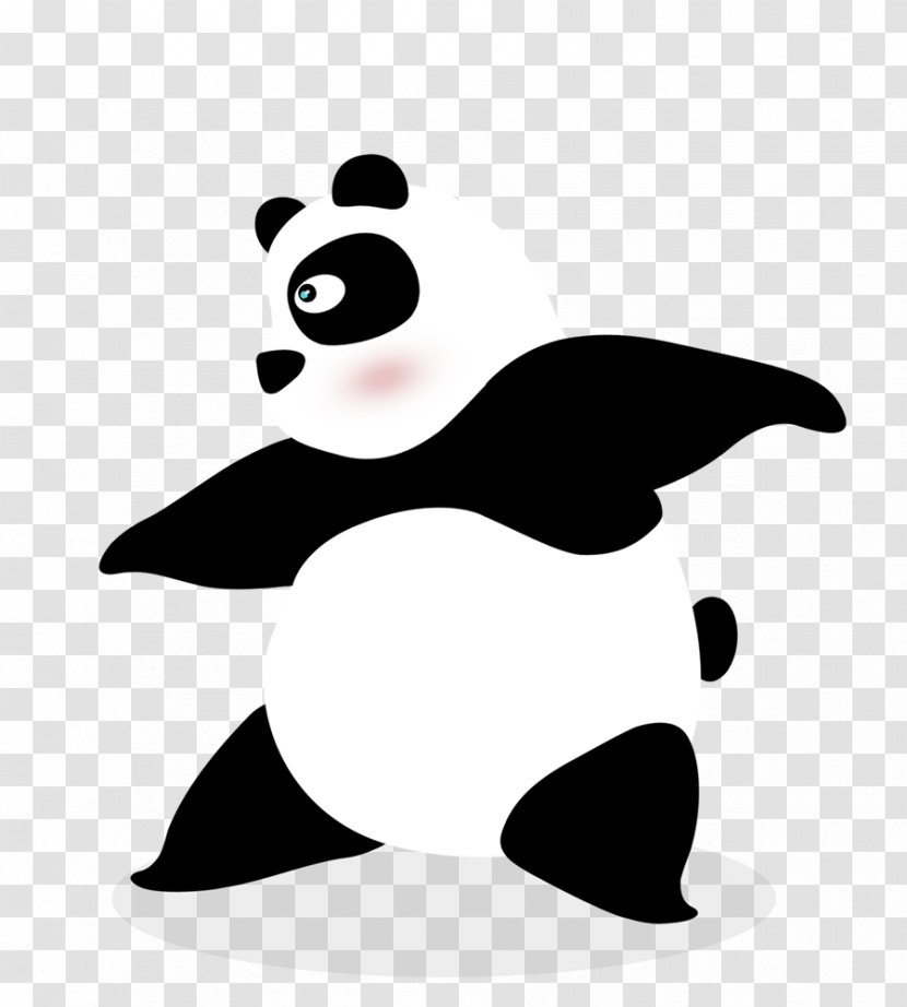 Giant Panda Animal National Treasure Cuteness Clip Art - Silhouette - Sichuan Transparent PNG